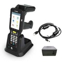 KIT: MC3330xR UHF RFID Gun, Circular Antenna, SE4770 2D Imager, 47 Key, GMS, 4GB RAM / 32GB ROM, Worldwide (902-928 MHz EXCL. NA). Includes 1-Slot Cradle, Power Supply, and DC Line Cord. Country Specific AC Line Cord Required.