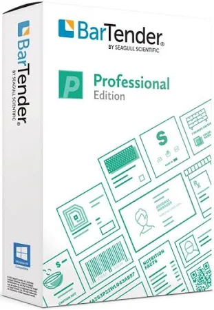BTP-2-SUB-1YR: BarTender Professional - Application + 2 Printers Annual Subscription (Includes Standard MSA)