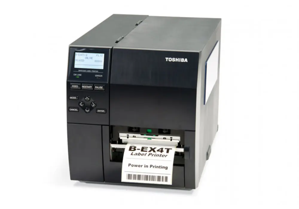 Máy in mã vạch Toshiba B-EX4T3, 600 dpi, Mã: B-EX4T3-HS12-CN-R, Hiệu Toshiba