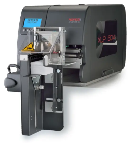 Máy in nhãn XLP 514, 300 dpi, Kèm dao cắt xếp tem