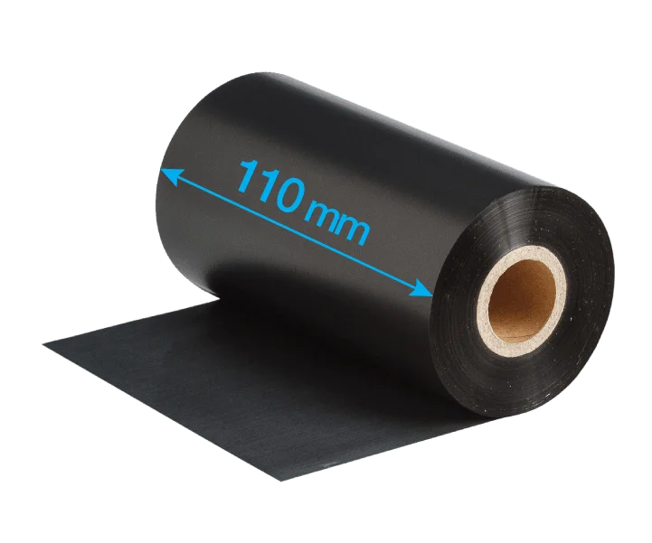Ruy băng Resin 110mm x 300m màu đen