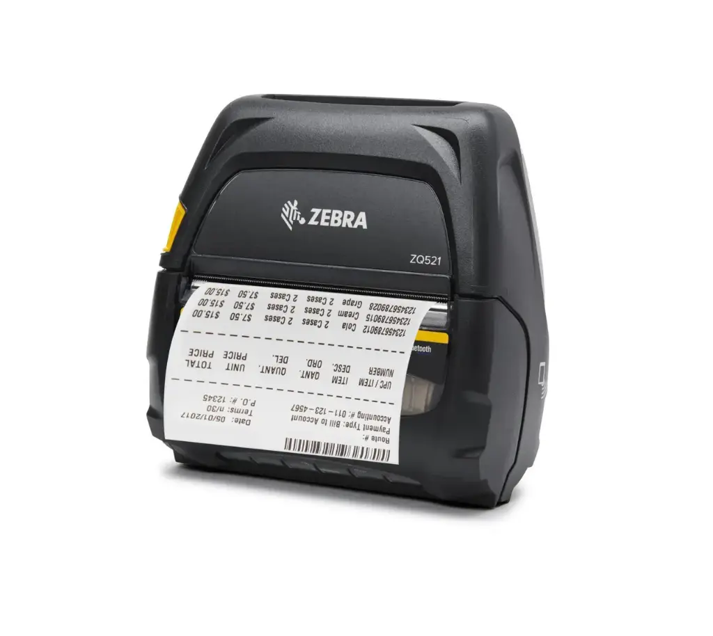 DT Printer ZQ521, 4.45"/113mm; Eng/Trdl Ch/Thai/Vietnamese fonts, Dual 802.11ac/Bluetooth 4.X. ready, stnd battery, APAC certs Group B (SG/TH/PH/HK/VN)