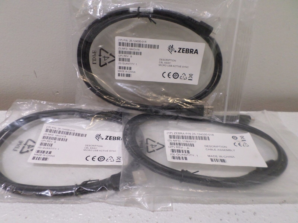 Cáp Zebra Micro-USB active-sync cable