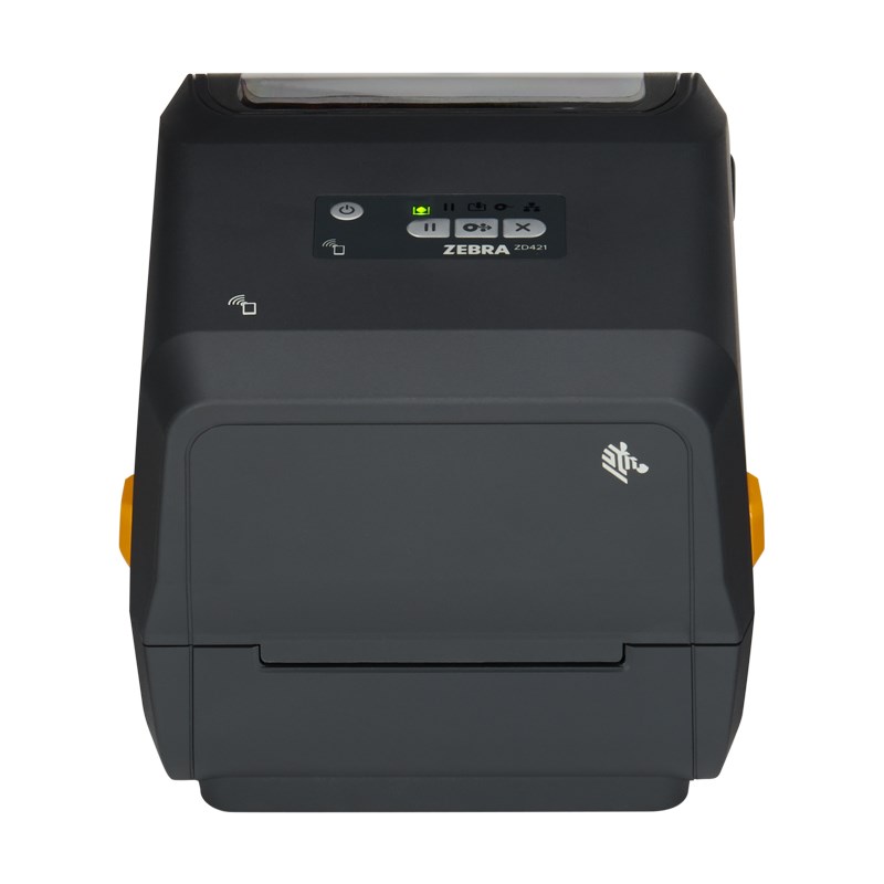 Thermal Transfer Printer (74/300M) ZD421; 203 dpi, USB, USB Host, Modular Connectivity Slot, BTLE5, APAC Cord bundle (EU, UK, AUS, JP), Swiss Font, EZPL