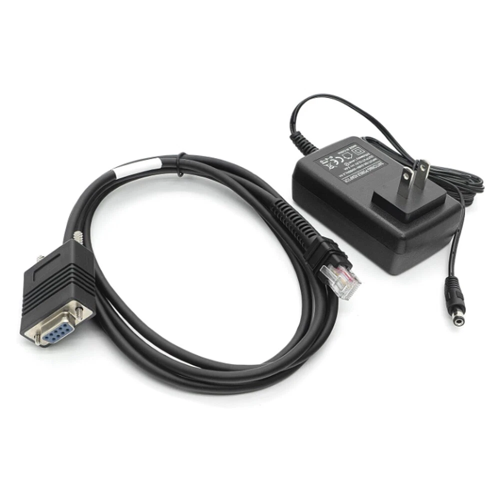 Cáp RS232 kèm nguồn 12V cho máy Zebra LI3678 DS3678 6.5FT(2M)