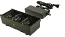  Bộ sạc 3 slot battery charger; ZQ600, QLn and ZQ500 Series; Includes power supply and US power cord